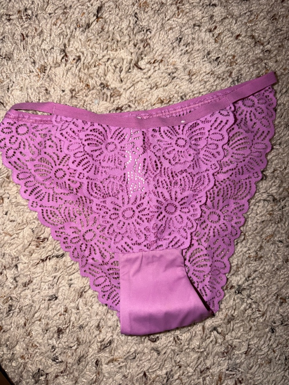 Auden Lavender Lace Floral Bikini Panty